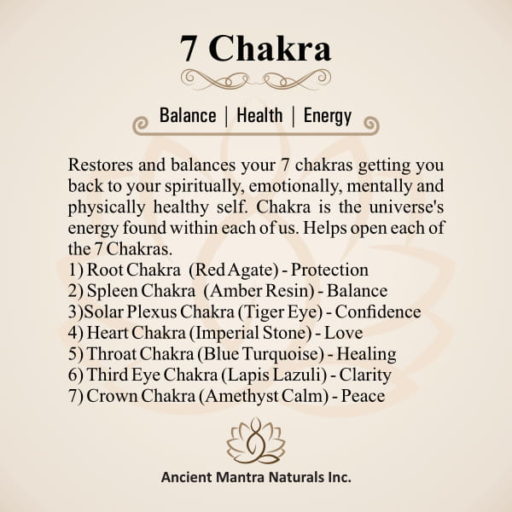 7 Chakra Bracelet - Essential Oils, Diffuser blends, Face Serums sourced  Globally